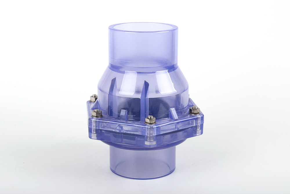 高明透明翻板式止回阀